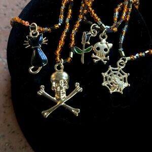 Halloween Spooky Season Charm Necklaces